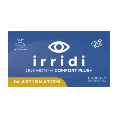 IRRIDI 1MONTH COMFORT PLUS ΑΣΤΙΓΜΑΤΙΚΟΙ ΦΑΚΟΙ ΕΠΑΦΗΣ (3 ΦΑΚΟΙ)