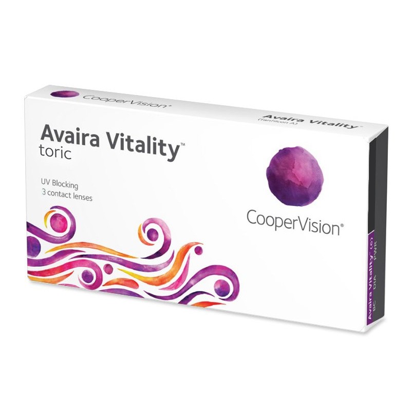 AVAIRA VITALITY TORIC ΜΗΝΙΑΙΟΙ ΦΑΚΟΙ ΕΠΑΦΗΣ ΑΣΤΙΓΜΑΤΙΣΜΟΥ (3 ΦΑΚΟΙ)