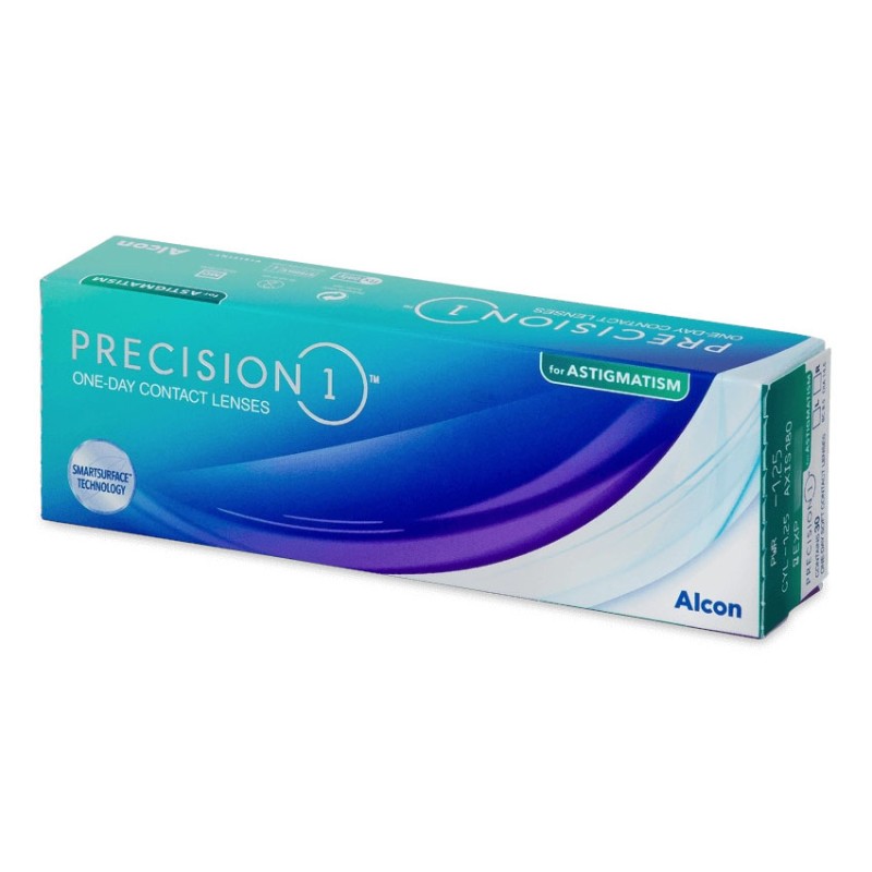 PRECISION 1 FOR ASTIGMATISM ΗΜΕΡΗΣΙΟΙ ΦΑΚΟΙ ΕΠΑΦΗΣ ΑΣΤΙΓΜΑΤΙΣΜΟΥ (30 ΦΑΚΟΙ)