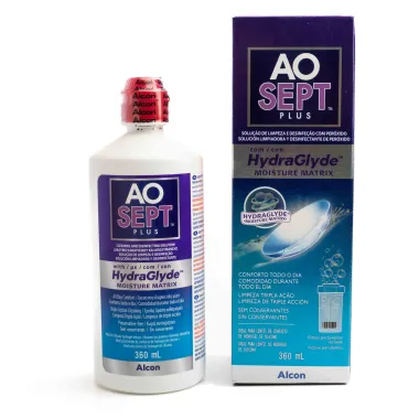 AOSEPT PLUS HYDRAGLYDE ΥΓΡΟ ΦΑΚΩΝ ΕΠΑΦΗΣ ΜΕ ΚΑΤΑΛΥΤΗ 360ML